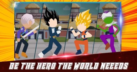 El juego de monigotes estilo Goku Stickman Battle