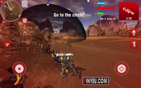Tải bản hack Royal Robots Battleground MOD APK