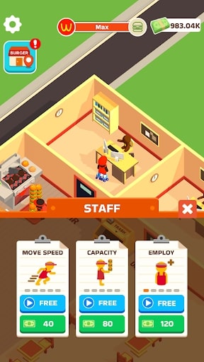 Burger Please MOD removes ads