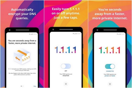 Vào mạng bị chặn bình thường với 1.1.1.1