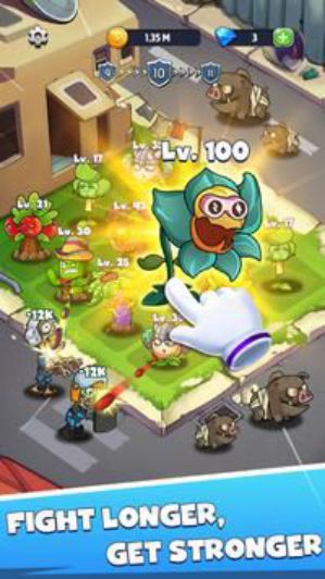 Merge Plants house defense