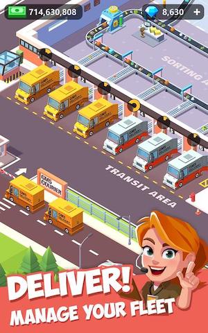 Idle Courier Tycoon mod unlimited money